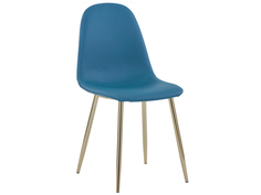 Стул Валенсия, золотые ножки Темно-зеленый, экокожа Stool Group