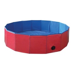 Бассейн для собак Nobby Cooling-Pool, красно-синий, 120 х 120 х 30 см