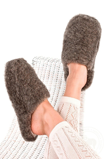 Домашние тапочки женские Alwero BASIC коричневые 37-38 RU