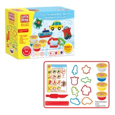 Набор для лепки из пластилина LETS PLAY Пластилиновое мыло Любимые игрушки