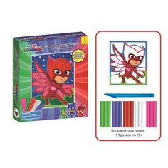 Набор для лепки из пластилина PJ Masks Картина из пластилина Отважная Алетт