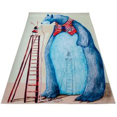 Детский ковер Измерь медведя, 140х200 NO Name