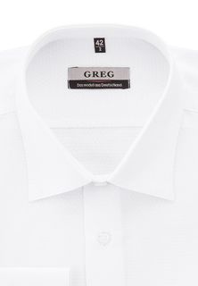 Рубашка мужская Greg 113/399/1096 белая 42