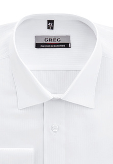 Рубашка мужская Greg 111/399/5589 белая 44