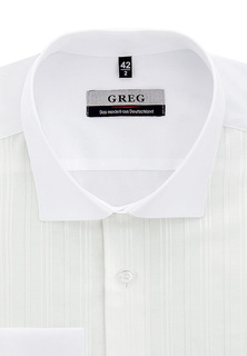 Рубашка мужская Greg 100/191/494/Z/1 STRETCH белая 41