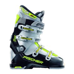 Ботинки горнолыжные Soma MX Fit 80 Черный/серебро/лайм, 27,5 Fischer