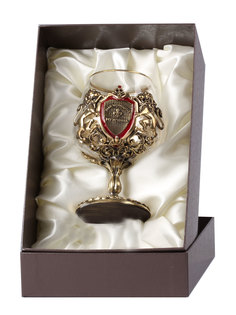 Бокал для коньяка Город Подарков Настоящий мужчина в картонной коробке