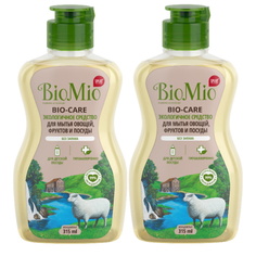 BioMio BIO-CARE БЕЗ ЗАПАХА ср-во для мытья посуды, 315 мл (Набор из 2 штук)
