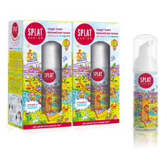 Пенка SPLAT Junior Magic Foam Фиксики 2018 Кальций, 2х50 мл