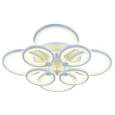 Светодиодная люстра 1277/8 WHT A 192W+11W RGB Profit Light