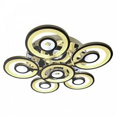 Светодиодная люстра 1270/5+1 CHR 180W Profit Light