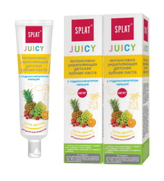 Зубная паста детская SPLAT JUICY Тутти-Фруттик, 2х35 мл
