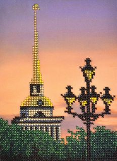 Набор для вышивания бисером Hobby&Pro Адмиралтейство 15*22 см 900577