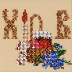 Набор для вышивания бисером Бисеринка Пасхальная, 12*12 см 486533