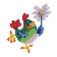 Набор для вышивания бисером Бисеринка Курица, 10*11 см 580551