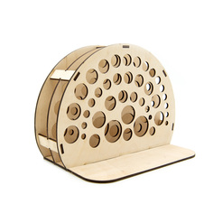 L-1452 Деревянная заготовка Астра Органайзер для кисточек, 5,7х21,6х12 см Astra