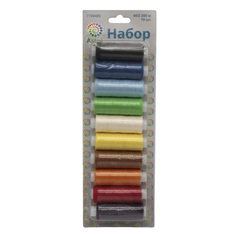 Набор ниток 40/2 200 м., Ассорти, 10 шт. Astra&Craft