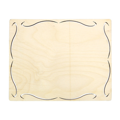 L-22 Деревянная заготовка Астра Панно, 19х24 см Astra