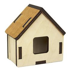 L-940 Деревянная заготовка 3D-пазл Астра Древесенок Домик, 10х6х10 см Astra
