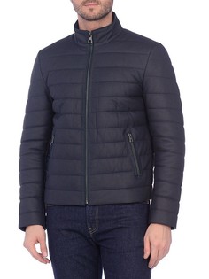 Кожаная куртка мужская Mondial 9415 синяя 54 EU