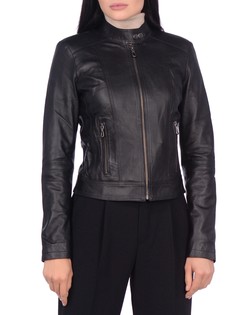 Кожаная куртка женская Mondial KHYLIE-1 черная 48 EU