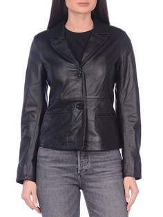 Кожаная куртка женская Mondial BS406 черная 38 EU