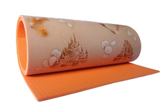 Коврик детский развивающий для йоги и фитнеса пляж Decor 1800х550х8 Isolon