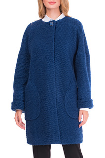 Пальто женское Argent VZU908019 синее 46 RU