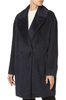 Пальто женское Marc Cain BC1118W27/393 синее 1 DE