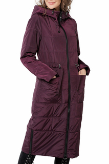 Пуховик-пальто женский DizzyWay 20101 фиолетовый 42 RU