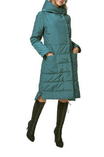 Пуховик-пальто женский DizzyWay 19304 зеленый 46 RU