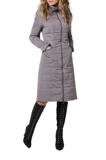Пуховик-пальто женский DizzyWay 20108 серый 54 RU