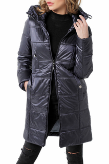 Пуховик-пальто женский DizzyWay 20111 синий 56 RU