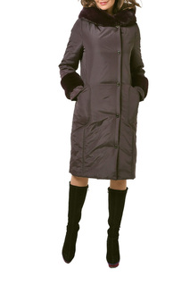 Пуховик-пальто женский DizzyWay 19307 фиолетовый 54 RU