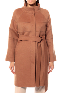 Пальто женское Анора A-782 коричневое 46 RU
