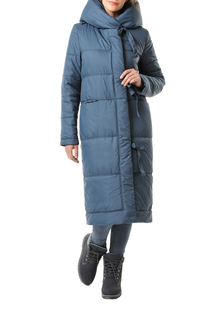 Пуховик-пальто женский DizzyWay 19403 синий 44 RU