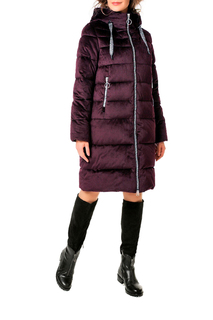 Пуховик-пальто женский DizzyWay 19430 красный 58 RU