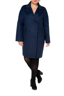 Пальто женское KR 7716 синее 62 RU