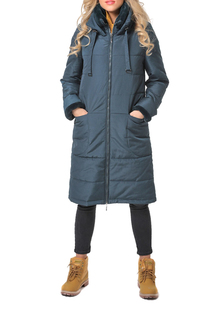 Пуховик-пальто женский DizzyWay 19427 зеленый 56 RU