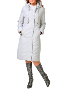 Пуховик-пальто женский DizzyWay 19419 белый 50 RU