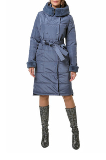 Пуховик-пальто женский DizzyWay 19315 синий 60 RU