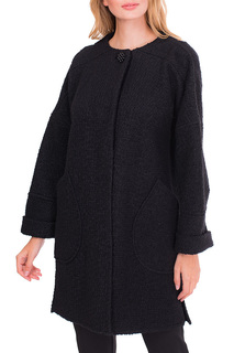 Пальто женское Argent VZU908099 черное 52 RU