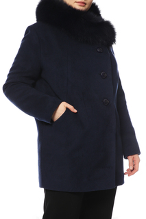 Пальто женское КОРУ-СТИЛЬ КС-274 синее 48 RU
