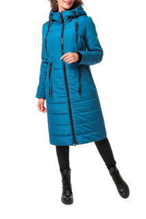 Пуховик-пальто женский DizzyWay 19416 синий 64 RU