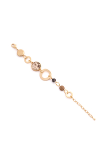 Браслет женский Selena 40073960 коричневый/золотистый