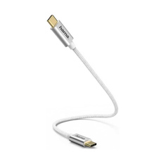 Кабель Hama 183332 USB Type-C (m)-USB Type-C (m) 0.2м White