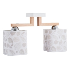 Люстра потолочная Дубравия Надя E27 IP20 60 Вт белый (266-511-22)