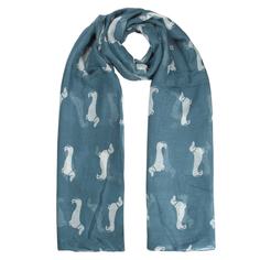 Палантин JANES STORY J1605S14-69 голубой