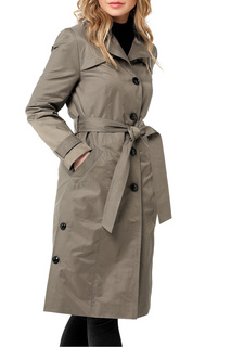 Плащ женский DizzyWay 20137 серый 44 RU