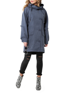 Плащ женский DizzyWay 20132 синий 44 RU